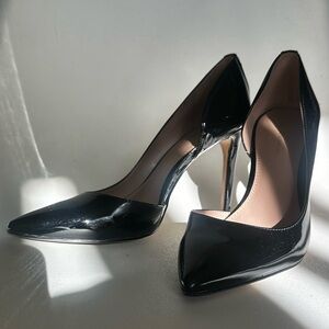 BCBGeneration Glossy Black Heels